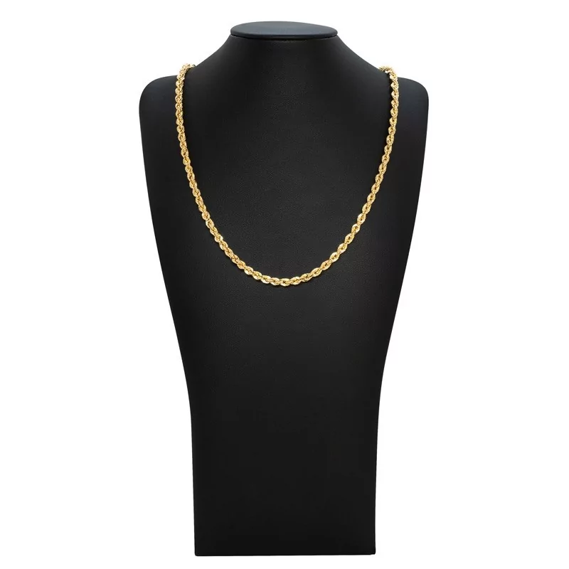 Achetez le bijoux MAILLE TORSADÉE - 4mm 45cm- OR 18K chez Dreamgold Paris
