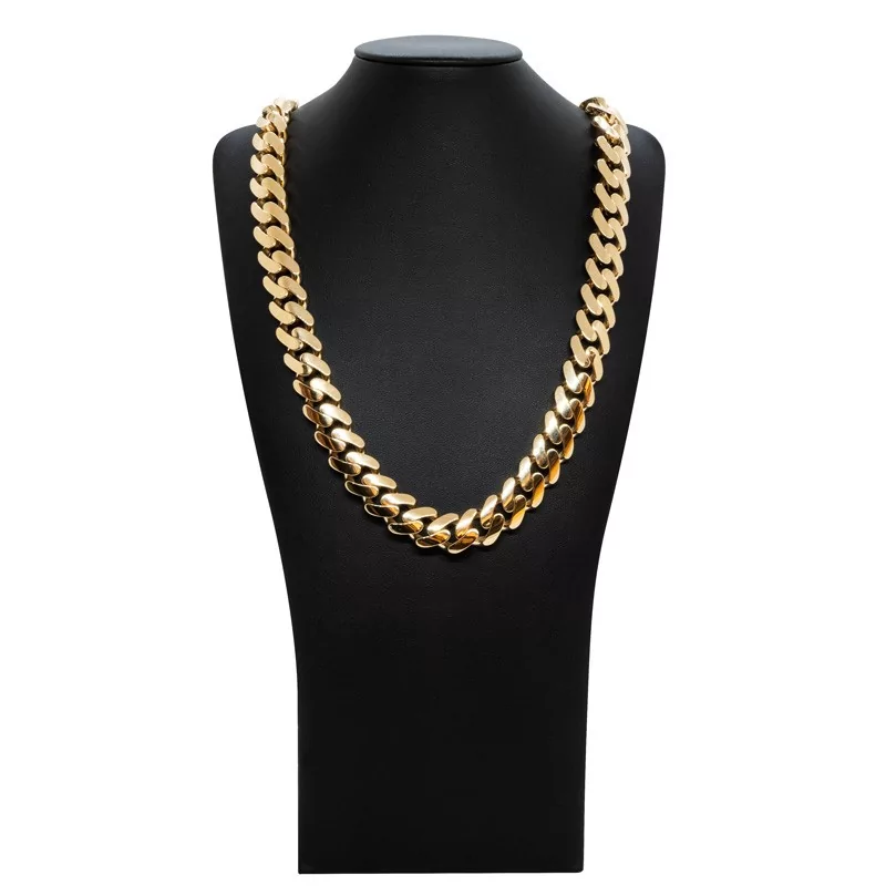 Achetez le bijoux MAILLE CUBAN - 15mm 60cm - OR 18K chez Dreamgold Paris