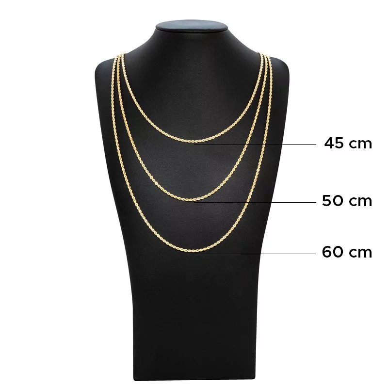 Achetez le bijoux MAILLE TORSADÉE - 2mm - OR 18K chez Dreamgold Paris