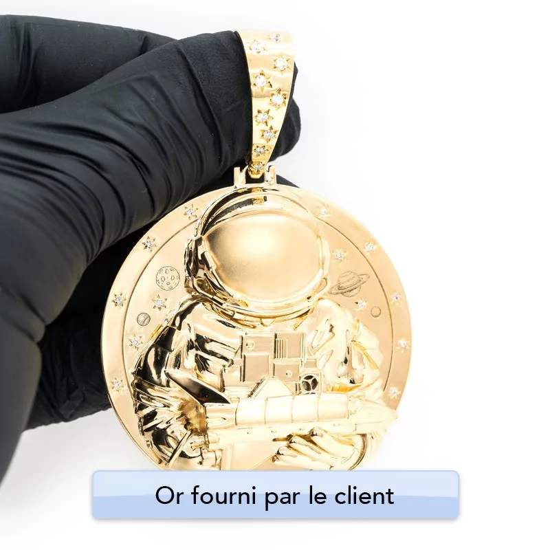 Achetez le bijoux Pendentif Galaxy Boy - Or 18K chez Dreamgold Paris