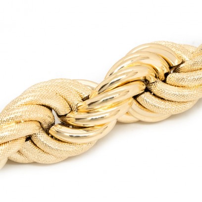 Achetez le bijoux MAILLE TORSADÉE - 2CM 80CM - OR 18K chez Dreamgold Paris