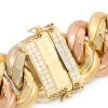Achetez le bijoux MAILLE AMERICAINE GRAZIELLA 3 Ors - 2,6cm 55cm - OR 18K chez Dreamgold Paris