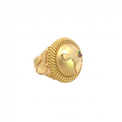 Achetez le bijoux Chevalière ETHIOPIA - Or 18K chez Dreamgold Paris
