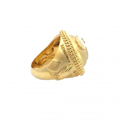 Achetez le bijoux Chevalière ETHIOPIA - Or 18K chez Dreamgold Paris