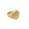 Achetez le bijoux CHEVALIERE ROUND MEDUSA - Shark Ray - OR 18K chez Dreamgold Paris