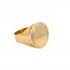 Achetez le bijoux CHEVALIERE OCTO - PLAIN SHIELD - OR 18K chez Dreamgold Paris