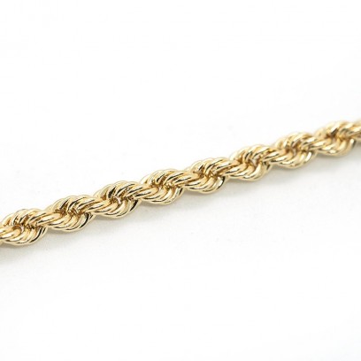 Achetez le bijoux MAILLE TORSADÉE - 4mm - OR 18K chez Dreamgold Paris