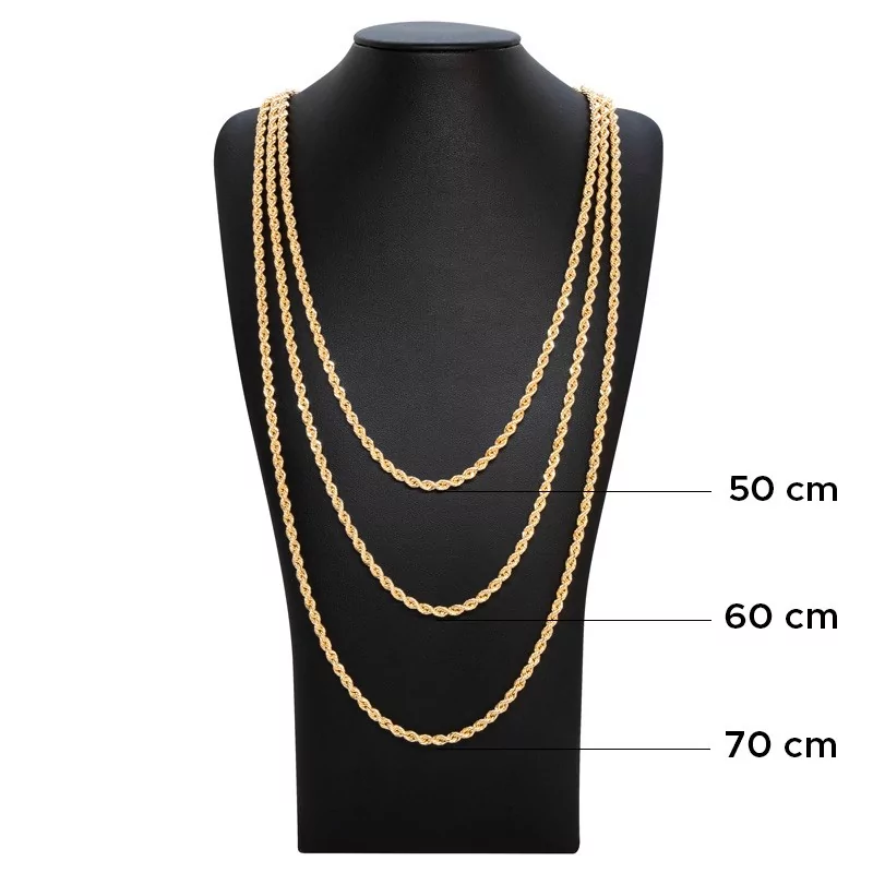Achetez le bijoux MAILLE TORSADÉE - 4mm - OR 18K chez Dreamgold Paris
