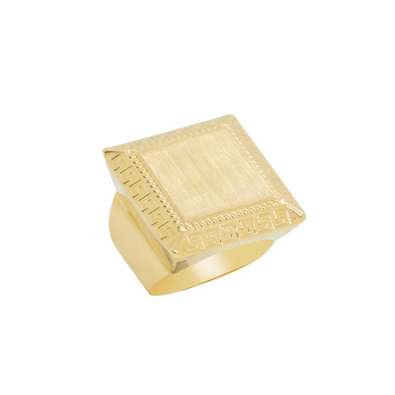 Achetez le bijoux CHEVALIERE BISCUIT - MEDUSA - OR 18K chez Dreamgold Paris