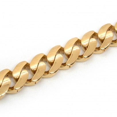 Achetez le bijoux MAILLE CUBAN - 9mm 55cm - OR 18K chez Dreamgold Paris