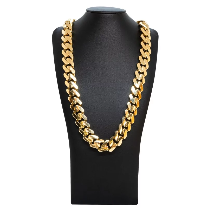 Achetez le bijoux MAILLE CUBAN - 2CM 65CM - OR 18K chez Dreamgold Paris
